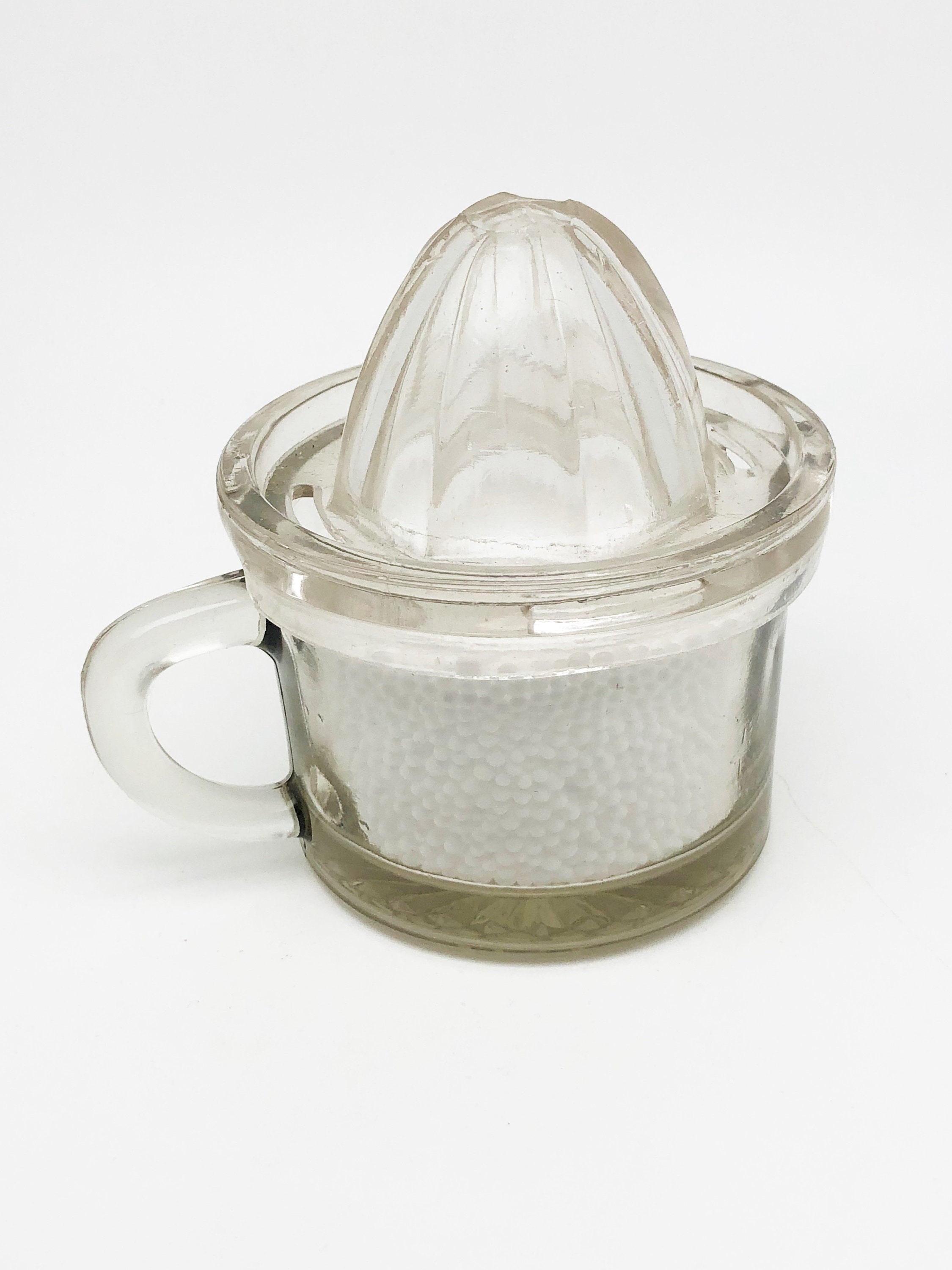 Vintage Clear Glass 2Piece Citrus Juicer / Glass Juicer With Etsy