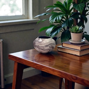 Garden of the Gods Pottery Vase #127, Colorado Swirl Art