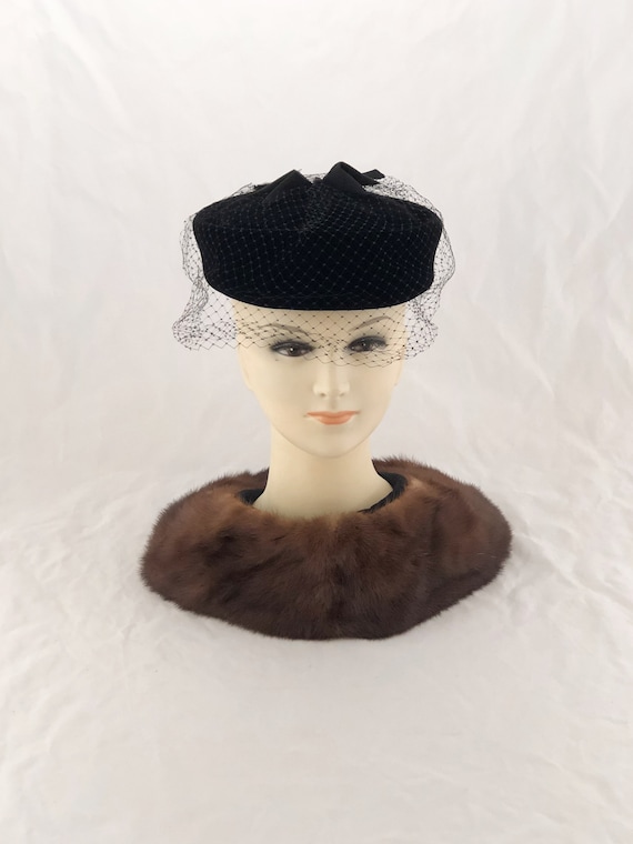 1950's Mink Collar / 1950's Fox Collar / Vintage F