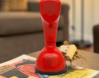 Vintage 1960's Mandarin Red Ericofon Rotary Dial Telephone - Etsy