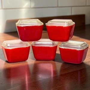 1950s Red Pyrex - Etsy