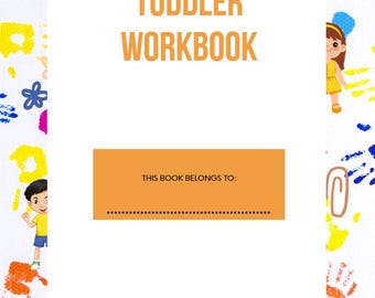 Cuaderno de ejercicios para niños pequeños: ¡Divertido con más de 90 páginas! Descarga digital para usar una y otra vez.