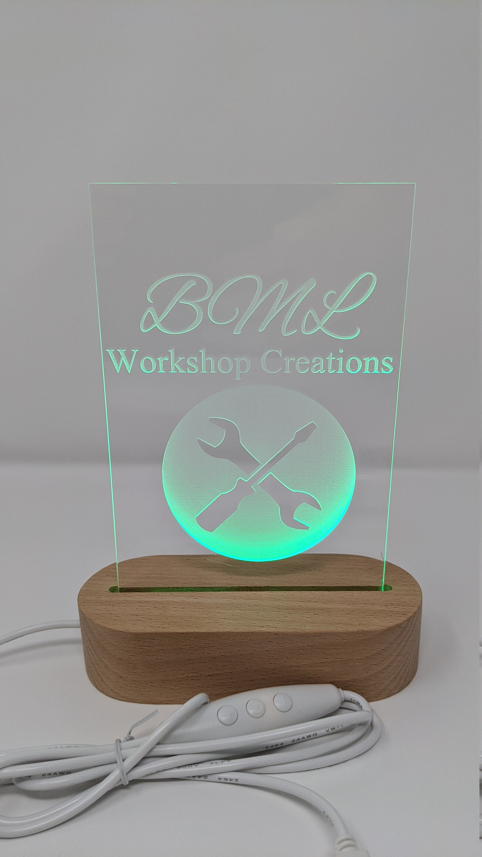 LED Light Base for Acrylic or Signs Etsy