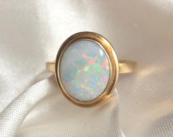 Antique opal ring | Etsy