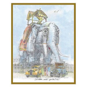 Lucy el elefante, década de 1920