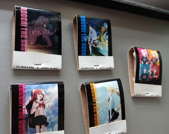 Bocchi the Rock! Matchbooks Anime Manga Band Member Characters Matches DIY