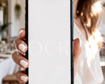 モバイル電子招待状テンプレート、スマートフォンデバイス招待状モックアップ、エレガントなデジタルiPhone画面モックアップ