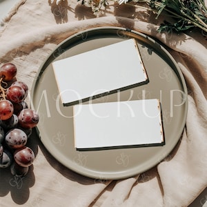 Chocolate Bar Wrapper Mockup, Blank Candy Bar Wrapper Mockup, Boho Wedding Chocolate Gift Label Mockup, Double Chocolate Bar Favor Mockup