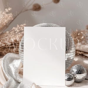 Minimalistische Geburtstagseinladung Mockup, Boho Hochzeitseinladung Mockup, moderne 5x7 Karte Mockup, Einladung Mockup, Babypartyeinladungskarte Mockup