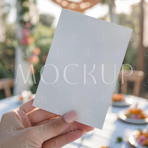 Boho Einladungsmodell, Babypartyeinladungskarte Mockup, Minimalistisches 5x7 Kartenmodell, Geburtstagseinladungsmodell, moderne Hochzeitseinladungsmodell