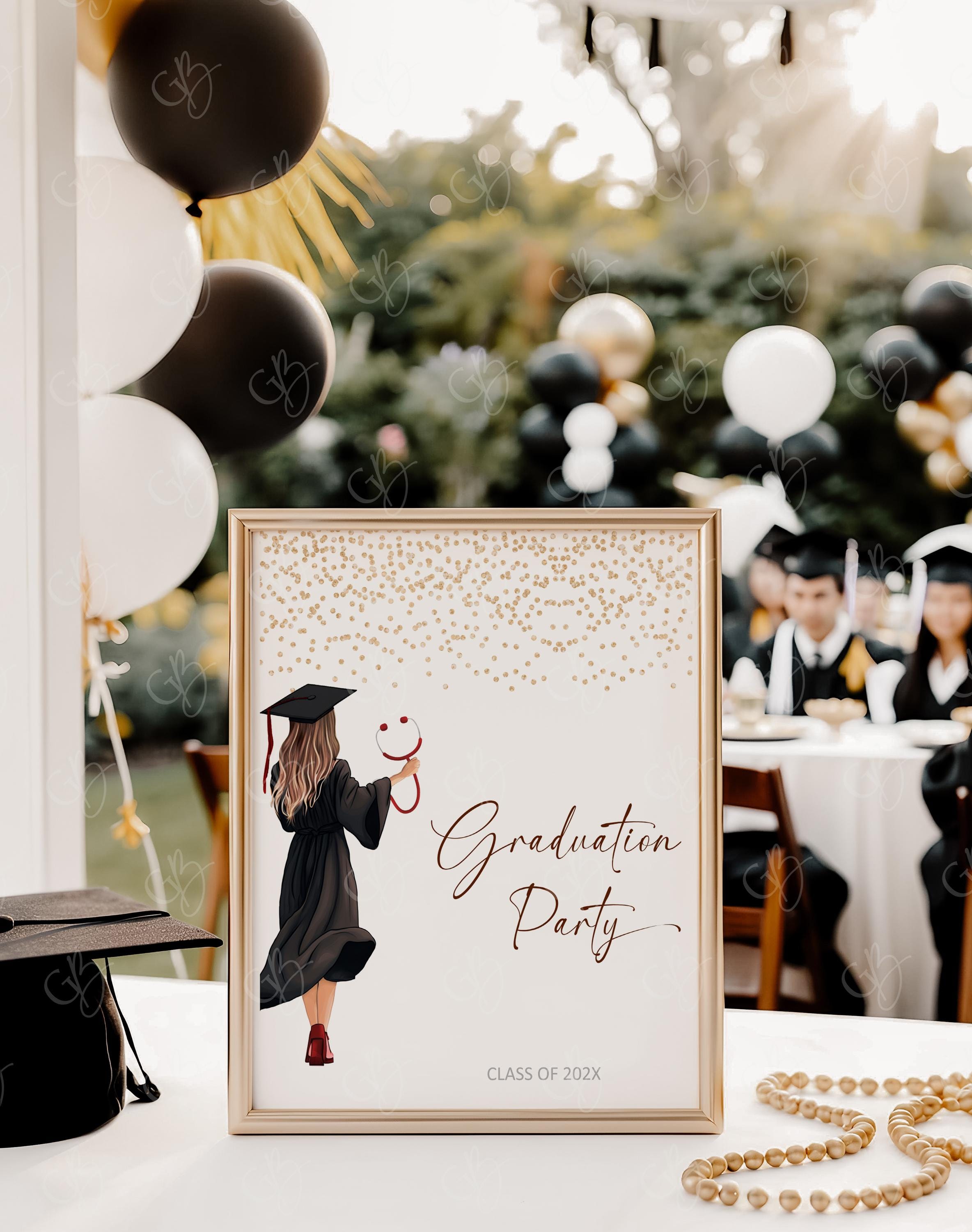 Minimalist High School or College Sign Mockup 8x10, Graduation Sign ...