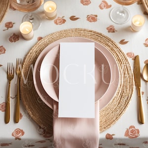 Bozza di menu per cena, Bozza di menu per matrimonio in toni neutri, Bozza di menu per matrimonio boho 4x9, Bozza di menu minimalista, Bozza di menu semplice