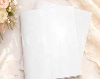 Boho Bridal Shower Party Newspapers Template PSD, Wedding Minimalistic Neutral Tones Newspaper Mockup