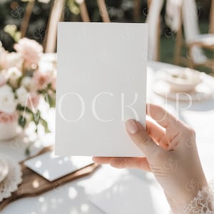 Boho Hochzeit einladen 5x7 Mockup, moderne Karte Mockup, Babyparty, Einladungskarte Mockup, Einladung Mockup, minimalistische Geburtstag einladen Mockup