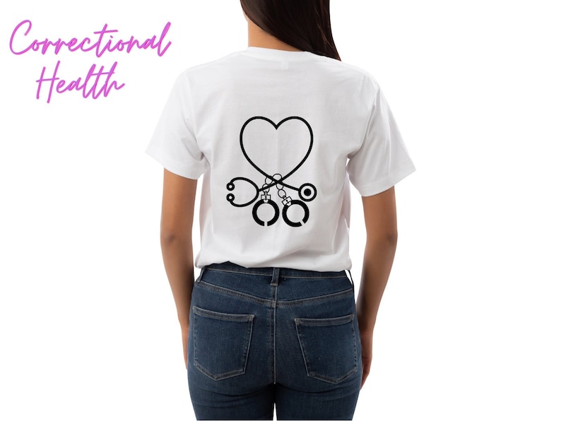 SVG PNG Instant Download, Corrections Nurse, Prison Jail Nursing