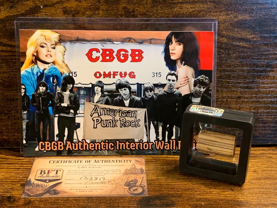 CBGB Original Interior Wood Punk Rock Blondie Patti Smith Talking