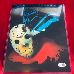 Friday The 13th Ari Lehman Jason Vorhees Signed 8x10 JSA Authentication