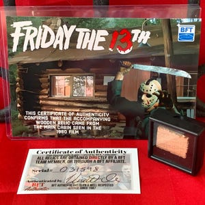 Sexta-feira 13 - Acampamento Crystal Lake - Cabana principal - Relíquia do filme Jason Vorhees