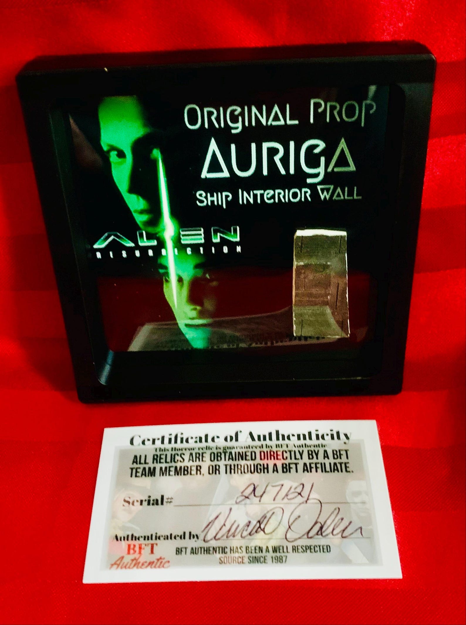 Alien Resurrection Authentic Movie Prop With Frame and COA - Etsy