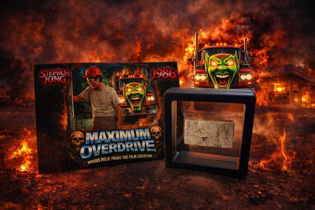 Maximum Overdrive 1986 Film Location Artifact – Stephen King – COA - Etsy