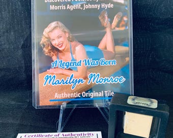 マリリン・モンロー直筆サイン入りオリジナル写真（鑑定書付き