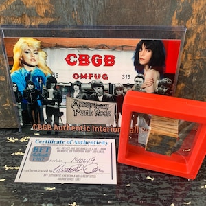 CBGB Origineel interieur hout Punkrock Blondie Patti Smith Takking Heads Romones