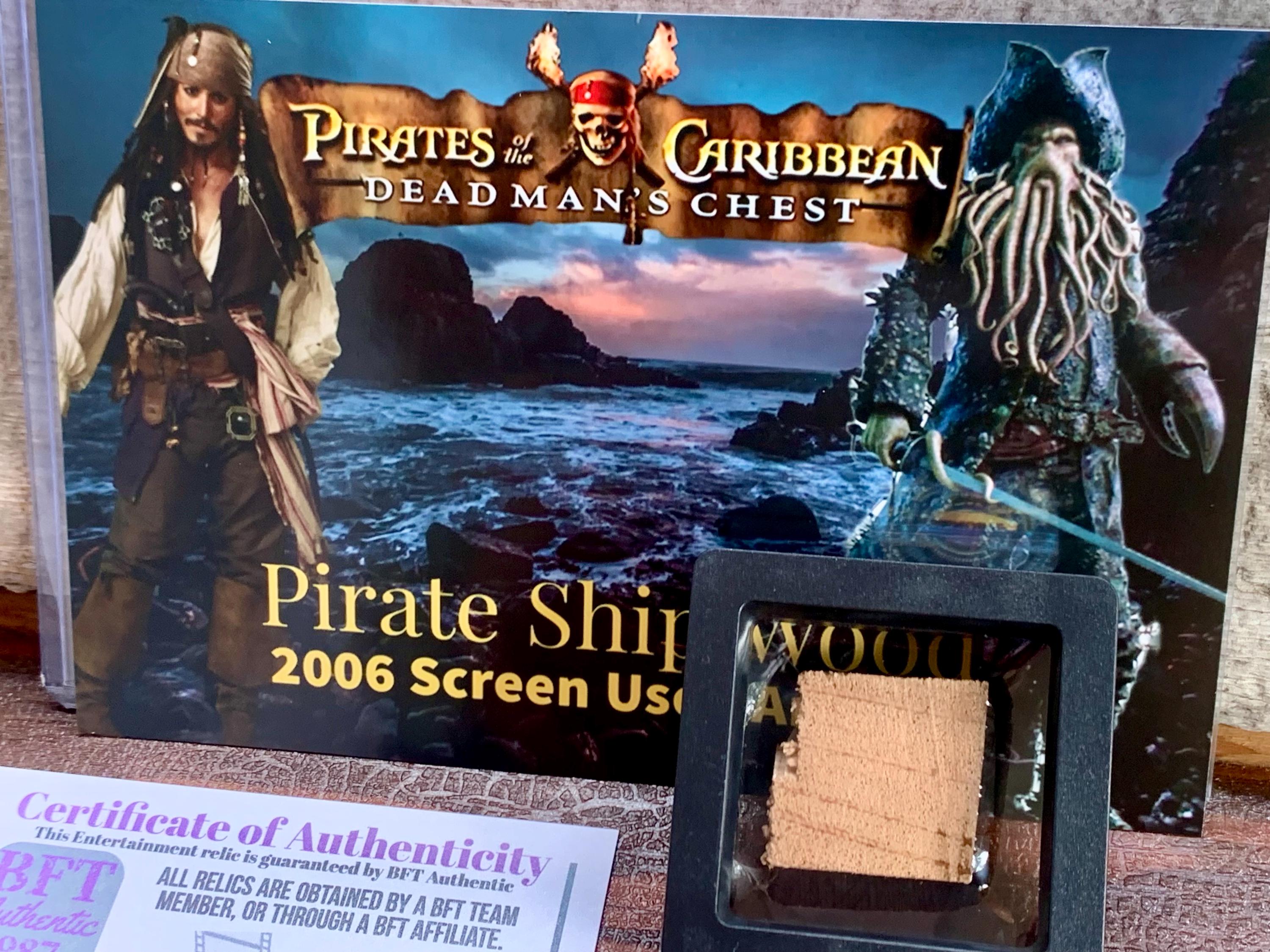 Authentic Pirates of the Caribbean Pirate Ship Wood Relic - Etsy