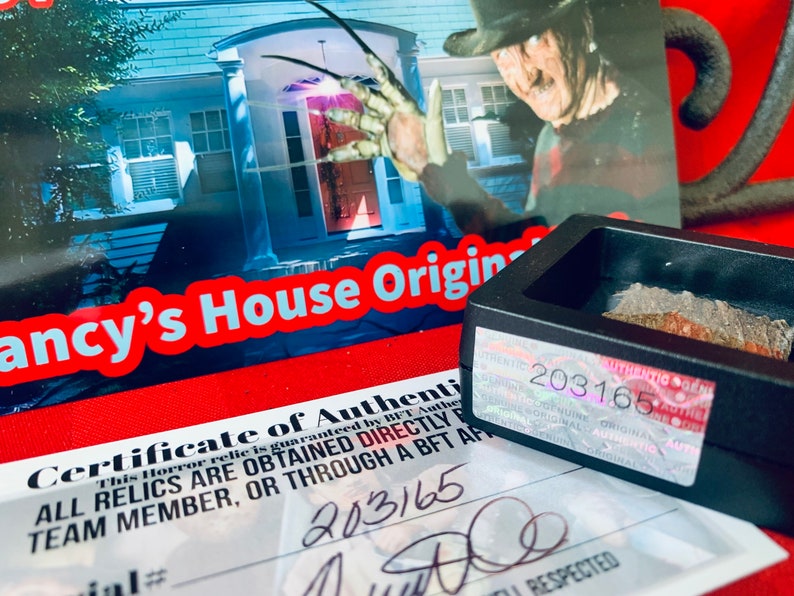 Nightmare On Elm Street Original Piece Of Nancy s House Relic Freddy 