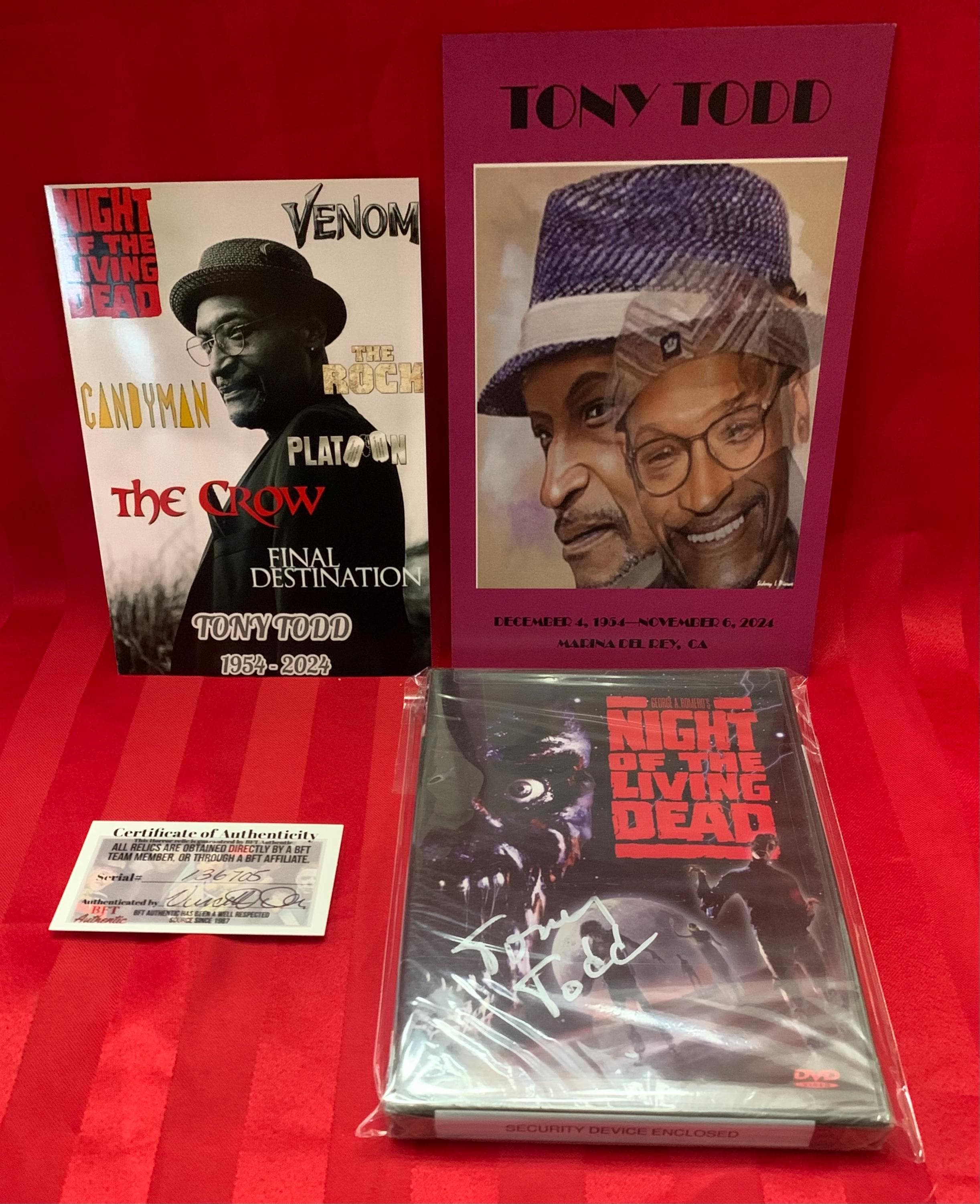 Tony Todd Signed Night of the Living Dead DVD With COA - Etsy