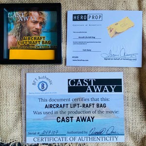 Cast Away Tom Hanks Original Framed Movie Prop