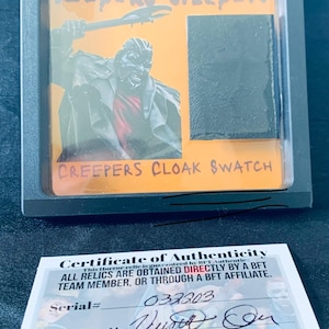 Jeepers Creepers “Creepers” Cloak Authentic Horror Movie Prop