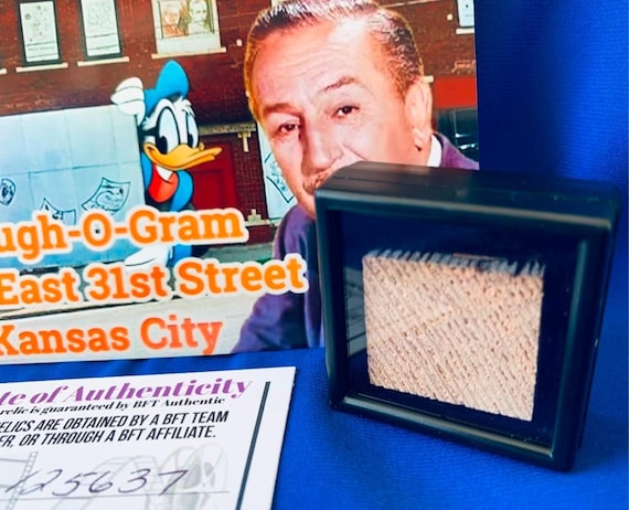Walt Disney Original Studio Laugh-o-gram Wood Artifact 1922 Kansas