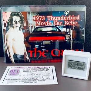Brandon Lee The Crow Original Movie Car Relic Thunderbird