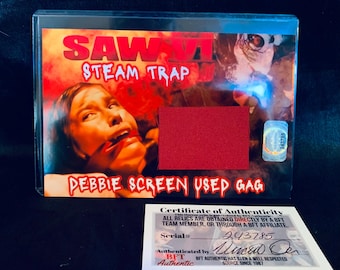 Saw VI Debbie Screen Used Gag from the Steam Trap Jigsaw
