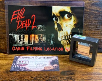 『死霊のはらわた2』のキャビン撮影場所 本物のホラー木製遺物