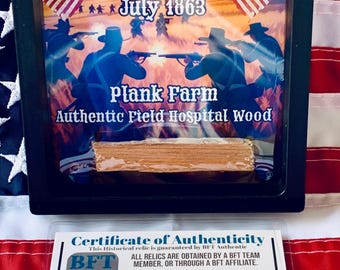 Battle of Gettysburg Authentic Civil War Wood Relic