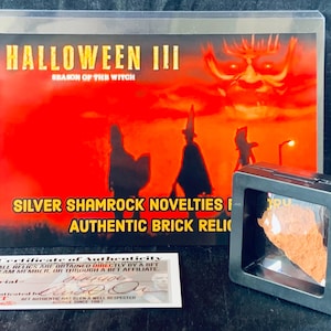 Halloween III Season of the Witch Silver Shamrock  Factory Brick Michael Myers