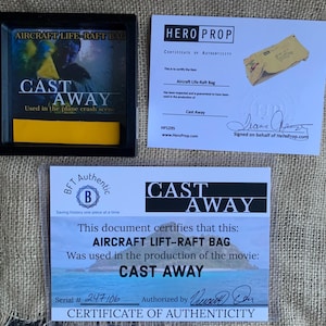 Cast Away Tom Hanks Original Framed Movie Prop