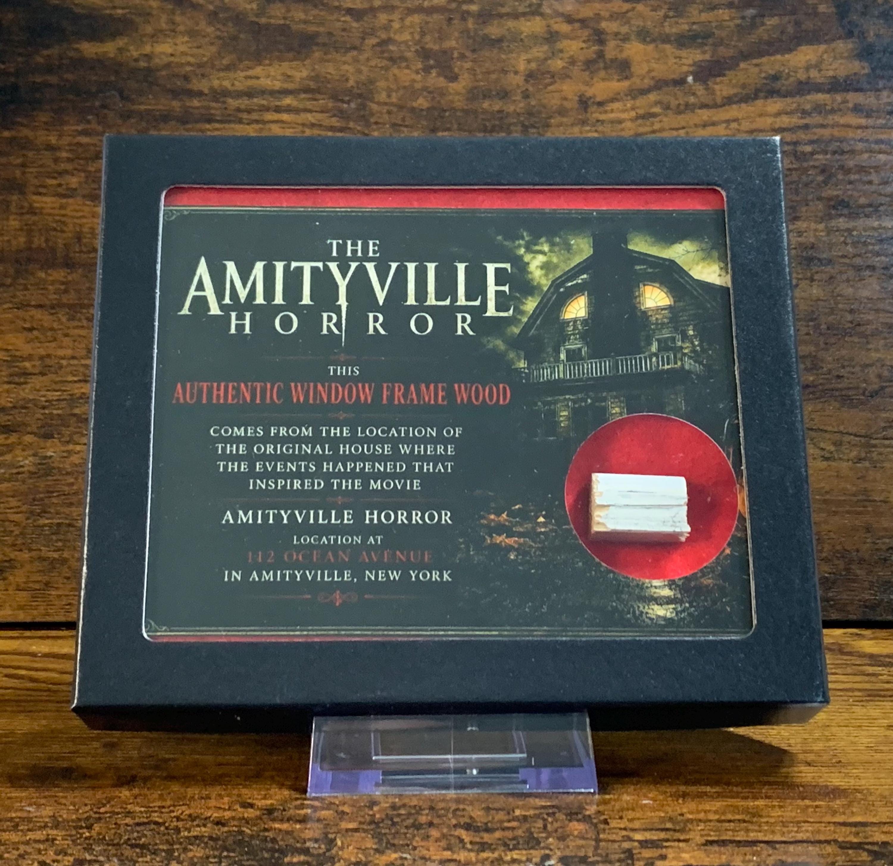 Amityville Horror House Window Relic Authentic Wood Artifact COA