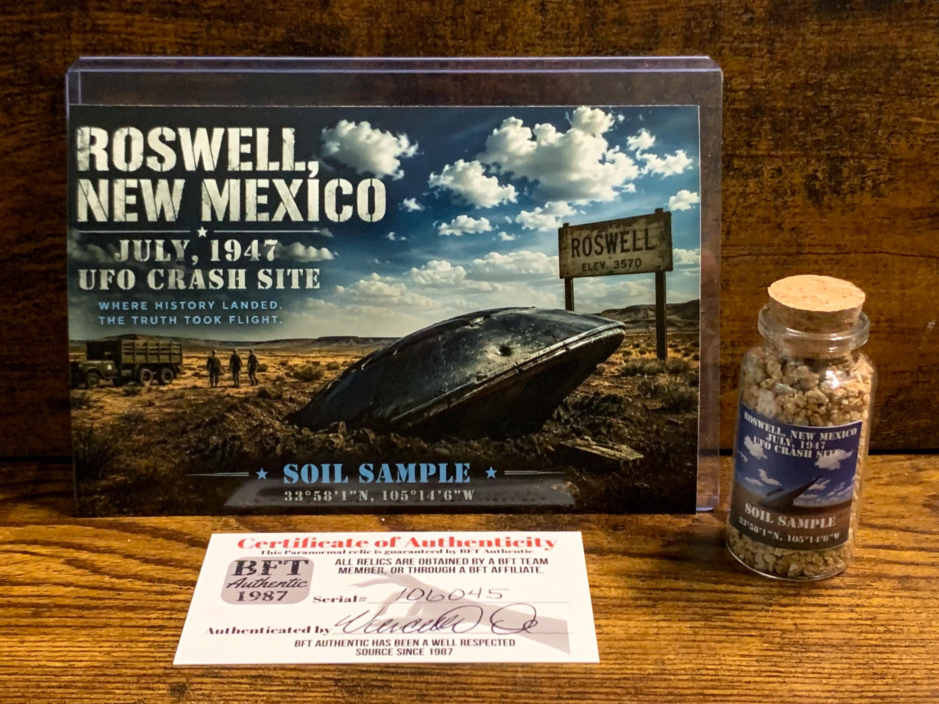 UFO Crash Roswell 1947 Site Soil / Earth Sample - Etsy Hong Kong