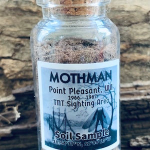 Mothman Soil Sample Point Pleasant WV Cryptid Paranormal