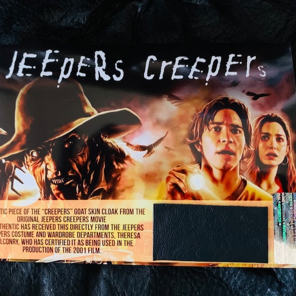 Jeepers Creepers Original “Creepers” Cloak (Overcoat) Production used Horror