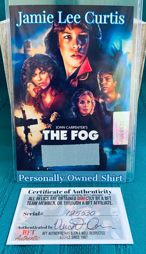 Jamie Lee Curtis Personally Worn Shirt Swatch the Fog COA - Etsy