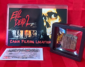 Cabaña de Evil Dead 2, lugar de rodaje, auténtica reliquia de madera de terror