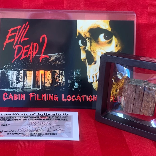 Cabaña de Evil Dead 2, lugar de rodaje, auténtica reliquia de madera de terror