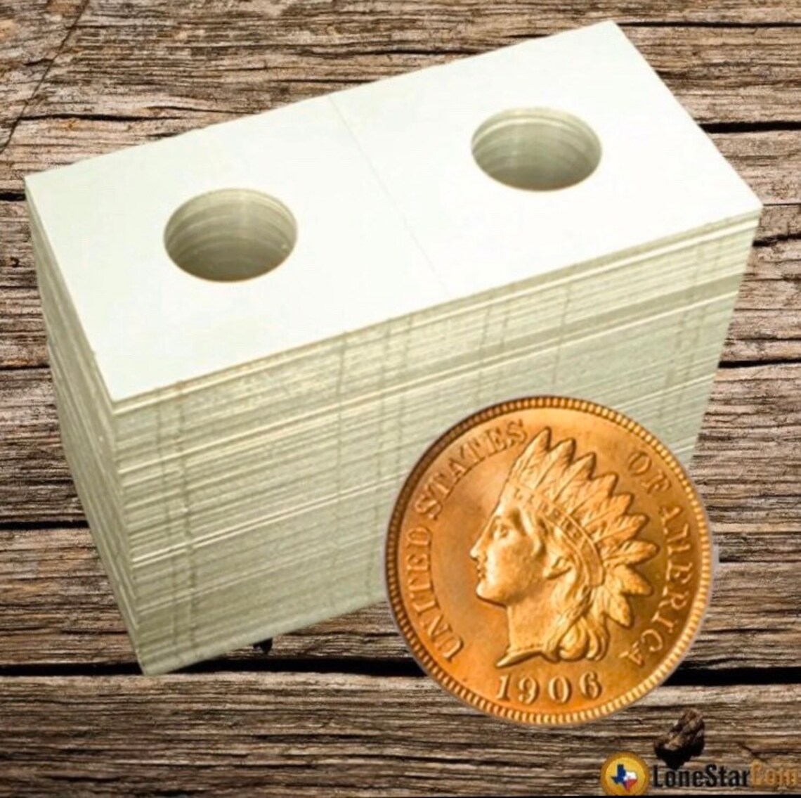50 Penny Cent Coin Holders Flips plus storage Box Etsy