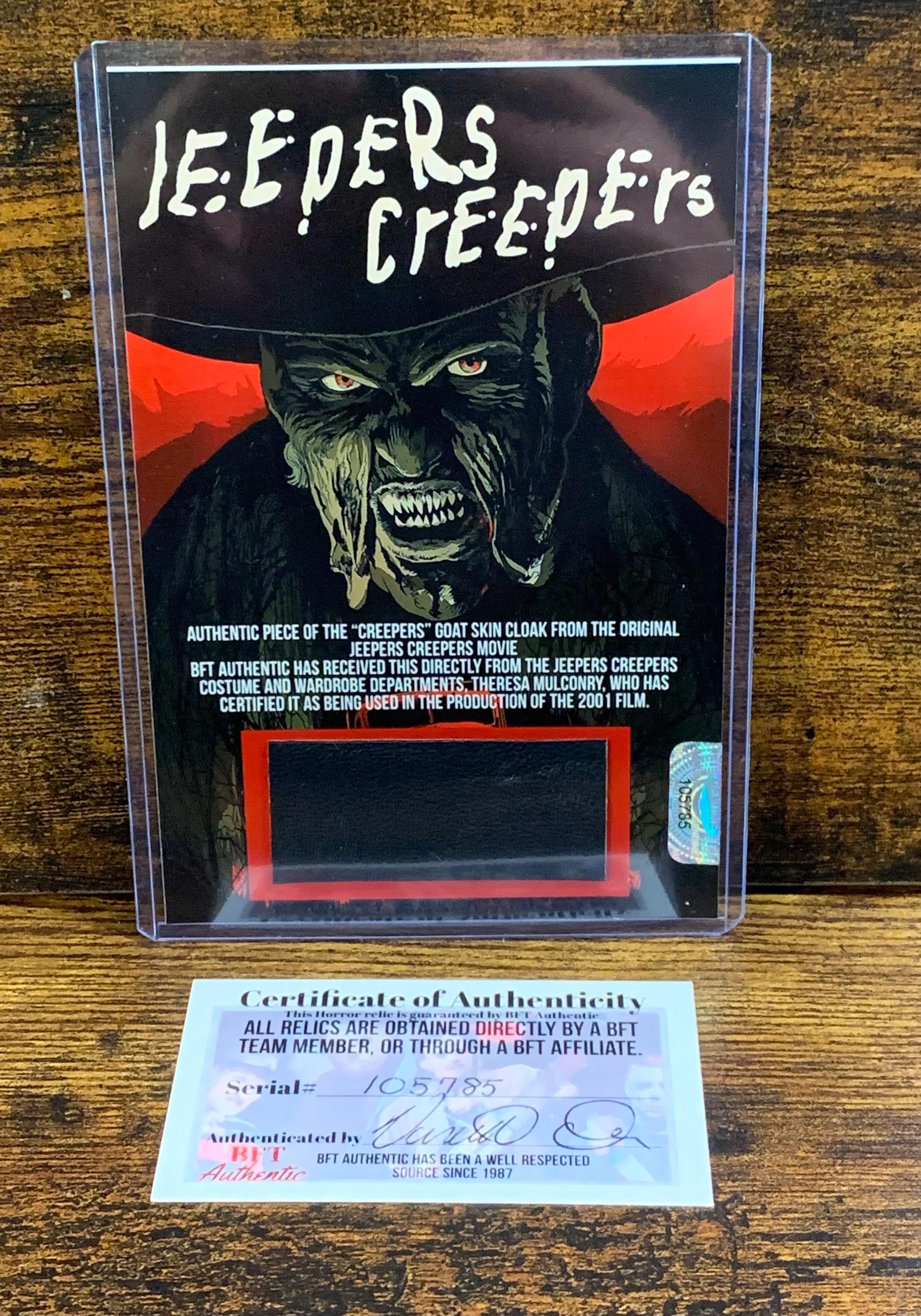 Jeepers Creepers Original “creepers” Cloak (overcoat) Production