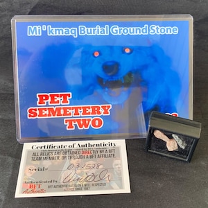 Pet Sematary 2 Indian Burial Ground Stones Horror Authentic Relic