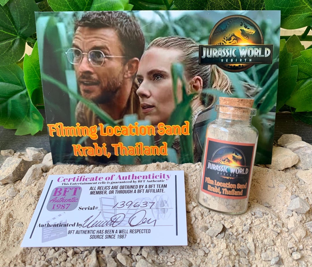 Jurassic World Rebirth Filming Location Sand Krabi Thailand Etsy