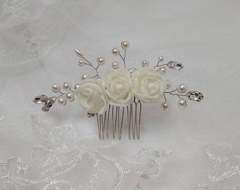 Peineta de novia, peineta de damas de honor, peineta de novia, peineta de boda, accesorio para el cabello de boda, accesorios para el cabello de novia, peineta de novia